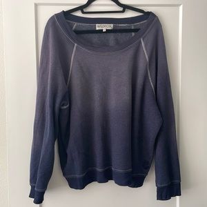 Wildfowl Navy Ombré Crewneck Sweatshirt